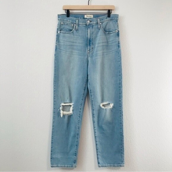 New! Madewell The Perfect Vintage Straight Jean Danby Wash - Picture 2 of 13